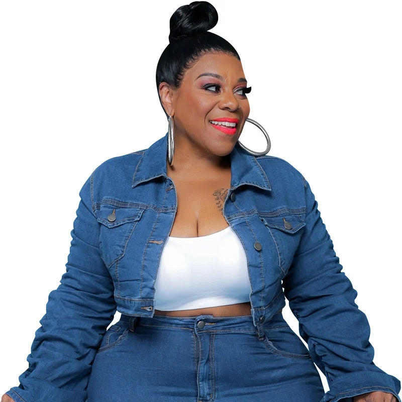 Ernestina Plus Size Sets Clothing Two Piece Sets