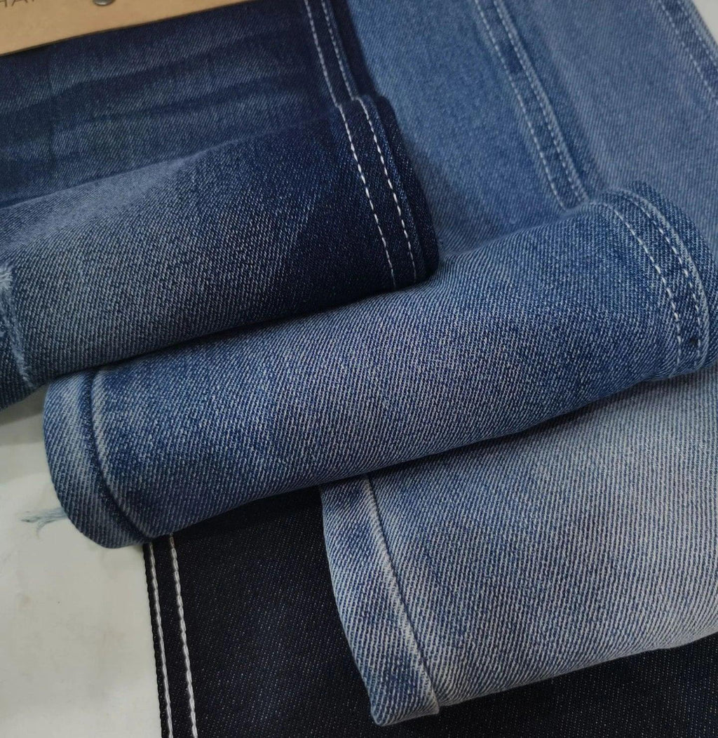 Mantage Lace Hollowed-Out Mid-Waist Jeans Casual Slim Fit Skinny Denim