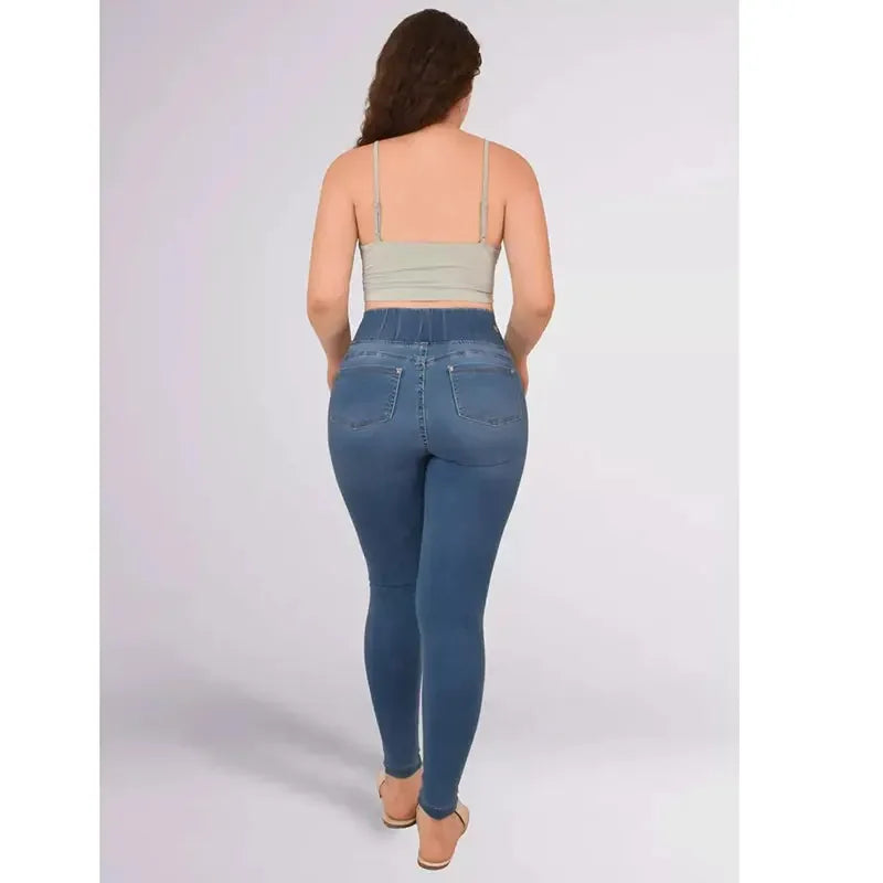 Colesville Colombian High Stretch Peach Butt Fajas Jeans