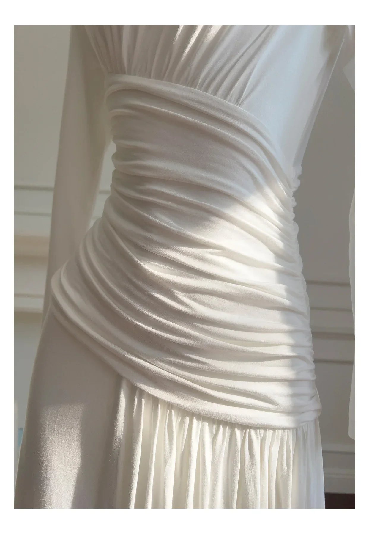Helvetia Elegant Casual Solid Color Simple Loose Long Ladies Stunnig Dress