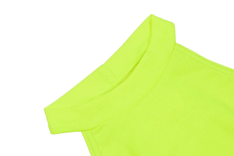 Stonebridge Sexy High Street Neon Bodysuits Summer Colorful Sleevelss Backless Tops