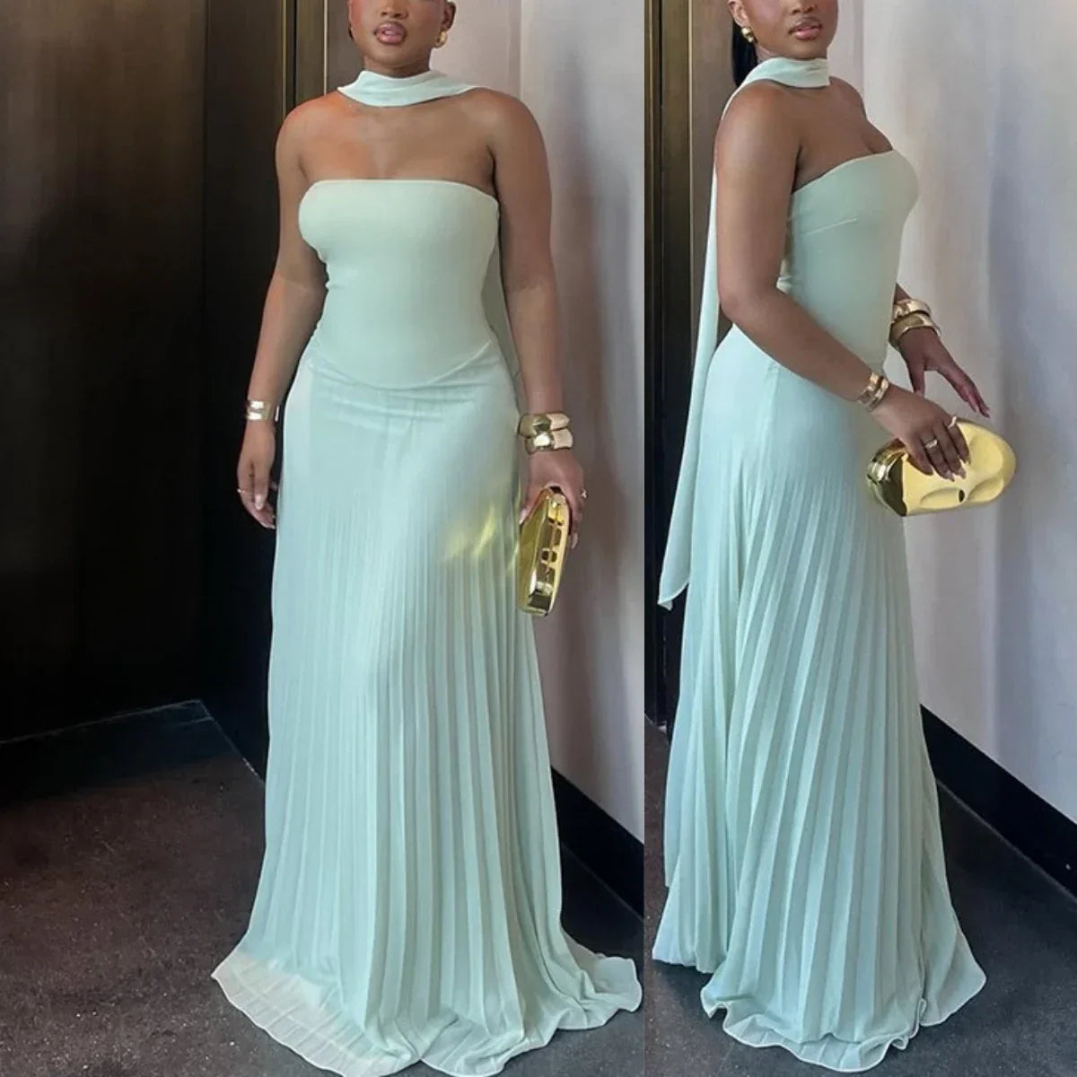 Upperglade Elegant Clothing Boutique Sleeveless Long Maxi Dress