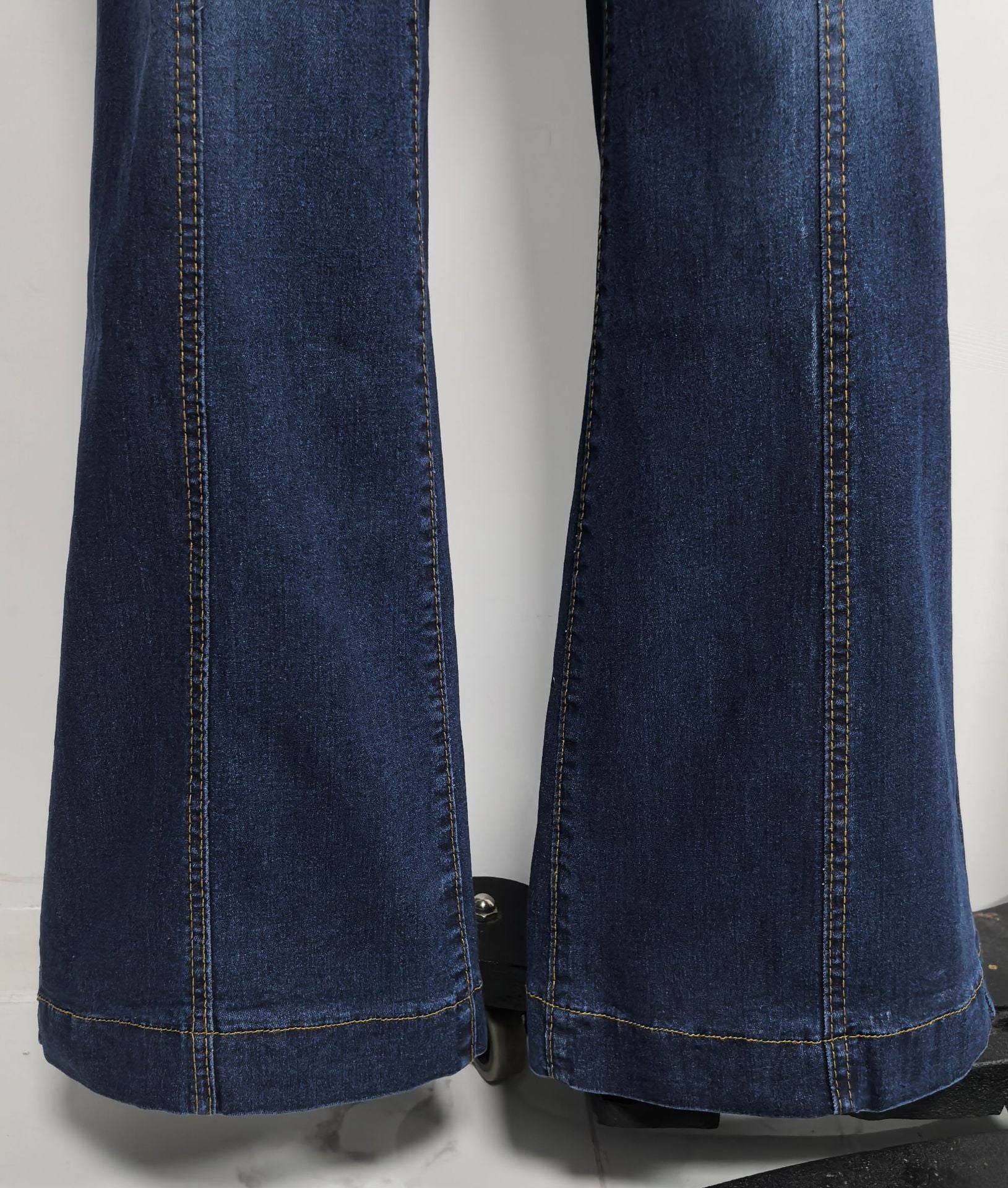 Spring Summer Retro High Waist Skinny Jeans Slimming Elegant Women Trousers