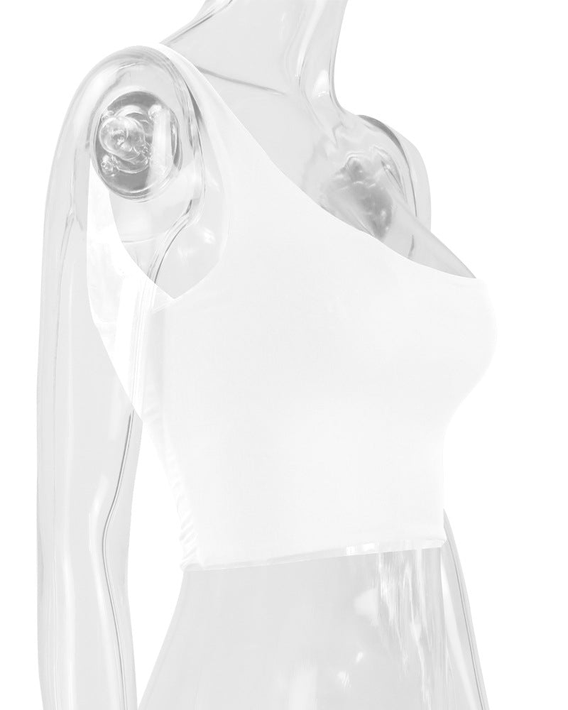 women One Shoulder Cropped  Clothing