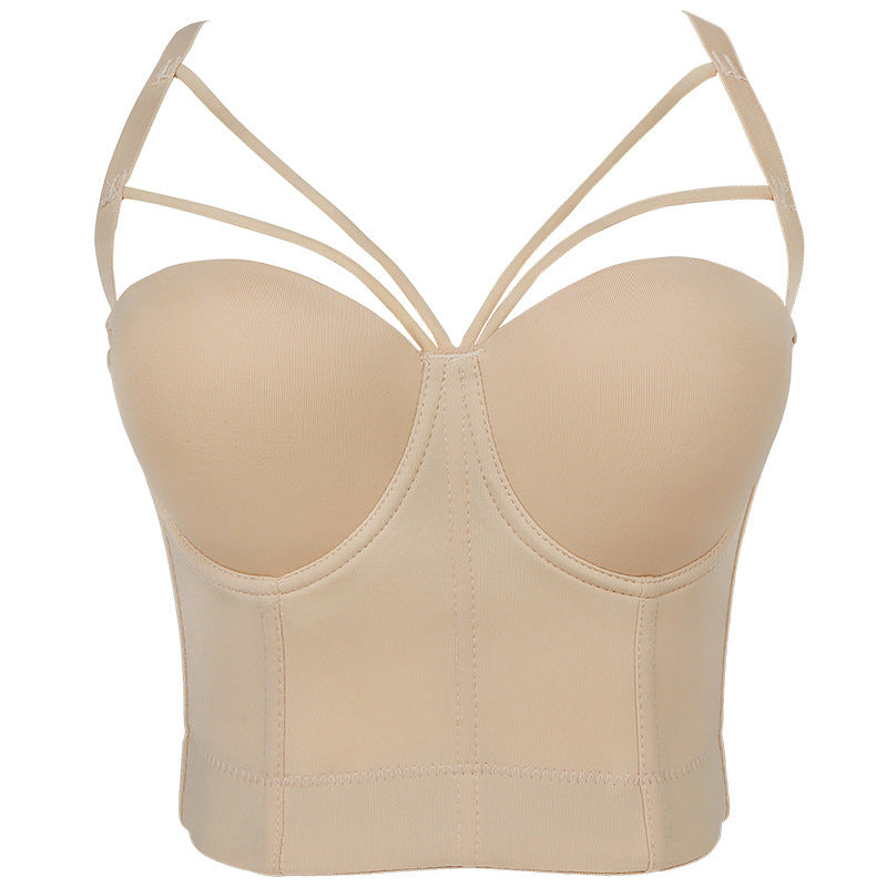 Women Shaping Corset  with Steel Ring Backless
