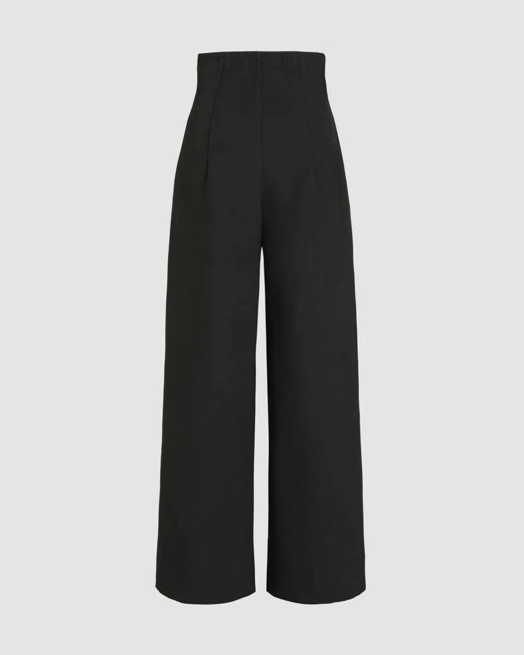 Straight Drooping High Grade Non Elastic Work Pant Small Autumn Winter High End Loose Casual Women Wide Leg Work Pant