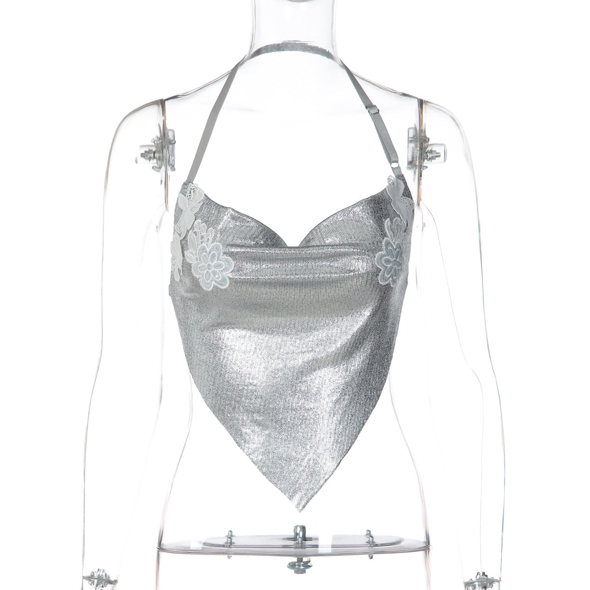 Arrival Nightclub Halter Backless Wrapped