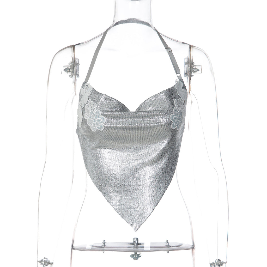 Arrival Nightclub Halter Backless Wrapped