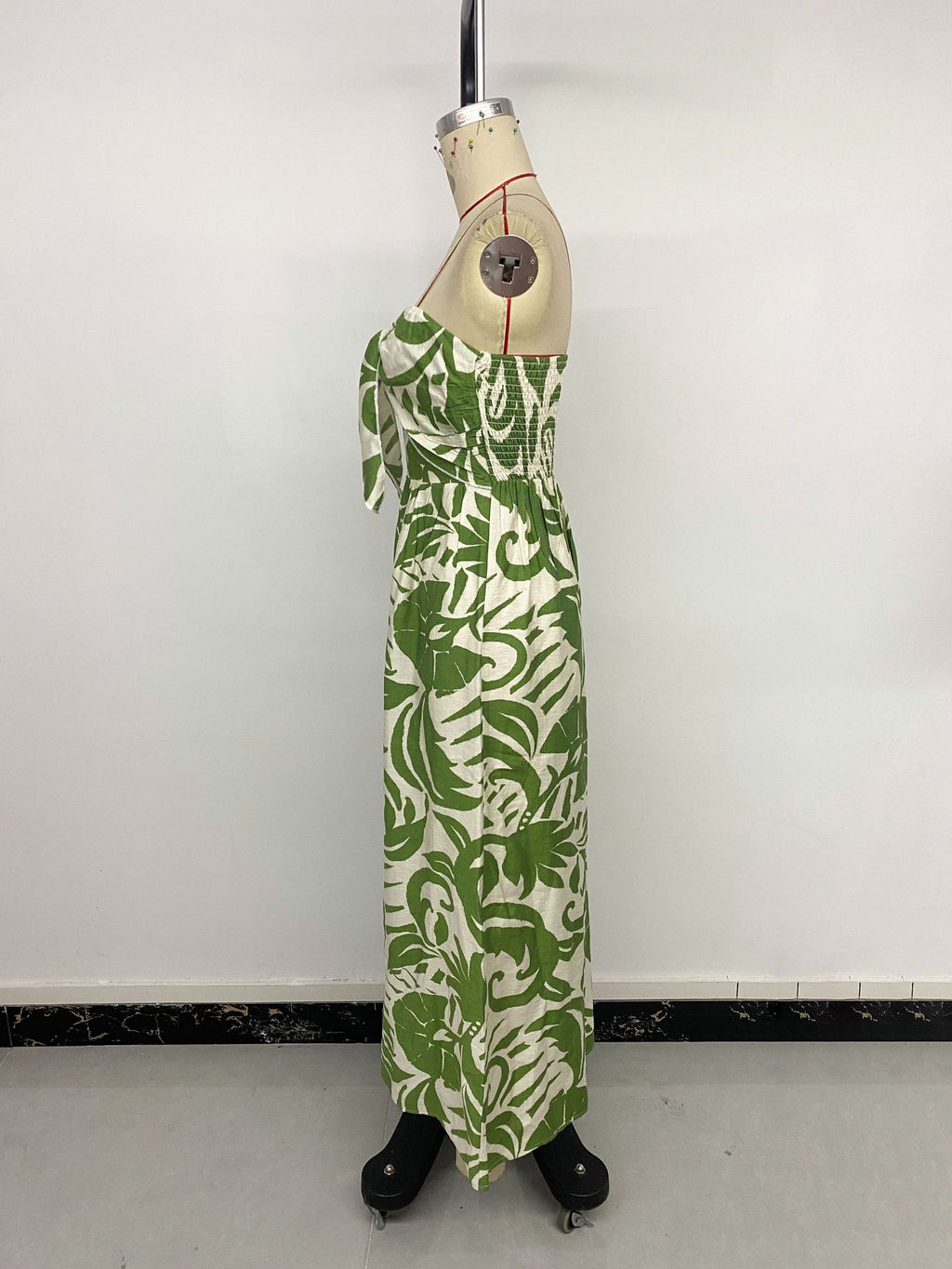 Fresh Vacation One Piece Trousers Tube Top Printed Jumpsuit