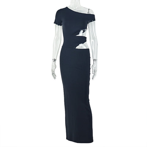 North Carolina Solid Color Elegant Sheath Slim Fit One Step Dress