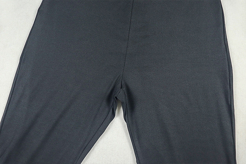 Solid Color Women Design Tight Street Jumpsuit Sexy Backless Corset Halter Jumpsuit