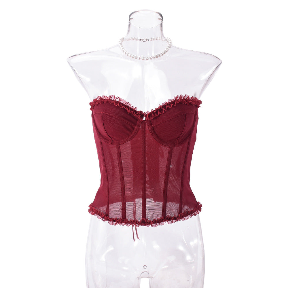 Sexy girl Body  Tube Backless Chest