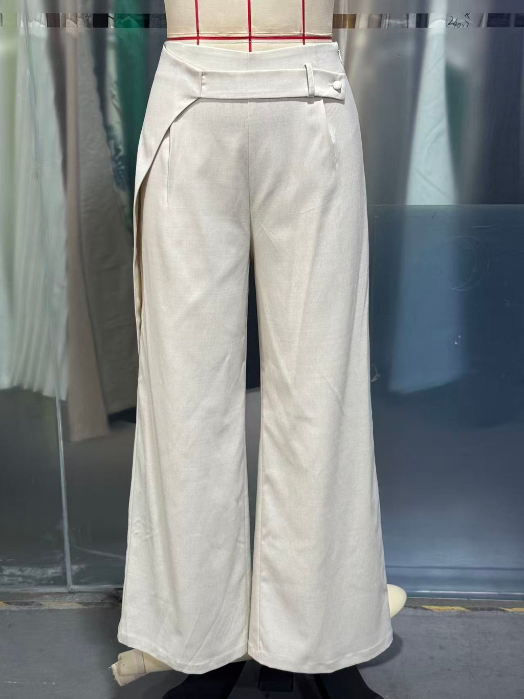 Spring Autumn Popular Slimming Women Casual Pants Loose Drooping High Grade A line Small Wide Leg Pants
