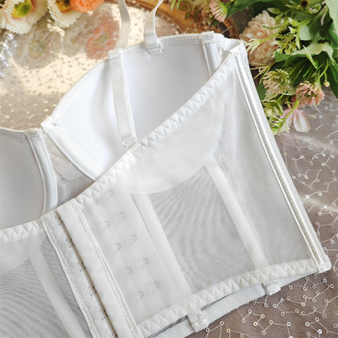 Sexy Breathable Corset With Low Cut Flattering