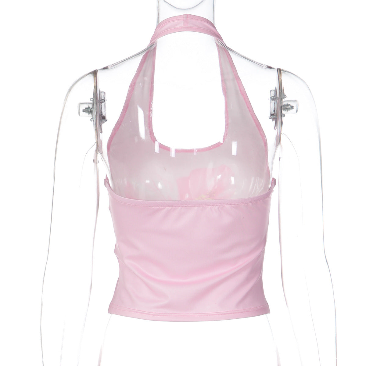 Women PrintHalter Slim Fit Vest