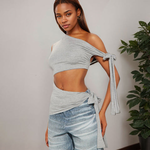 Women Trendy Vest Asymmetric Design