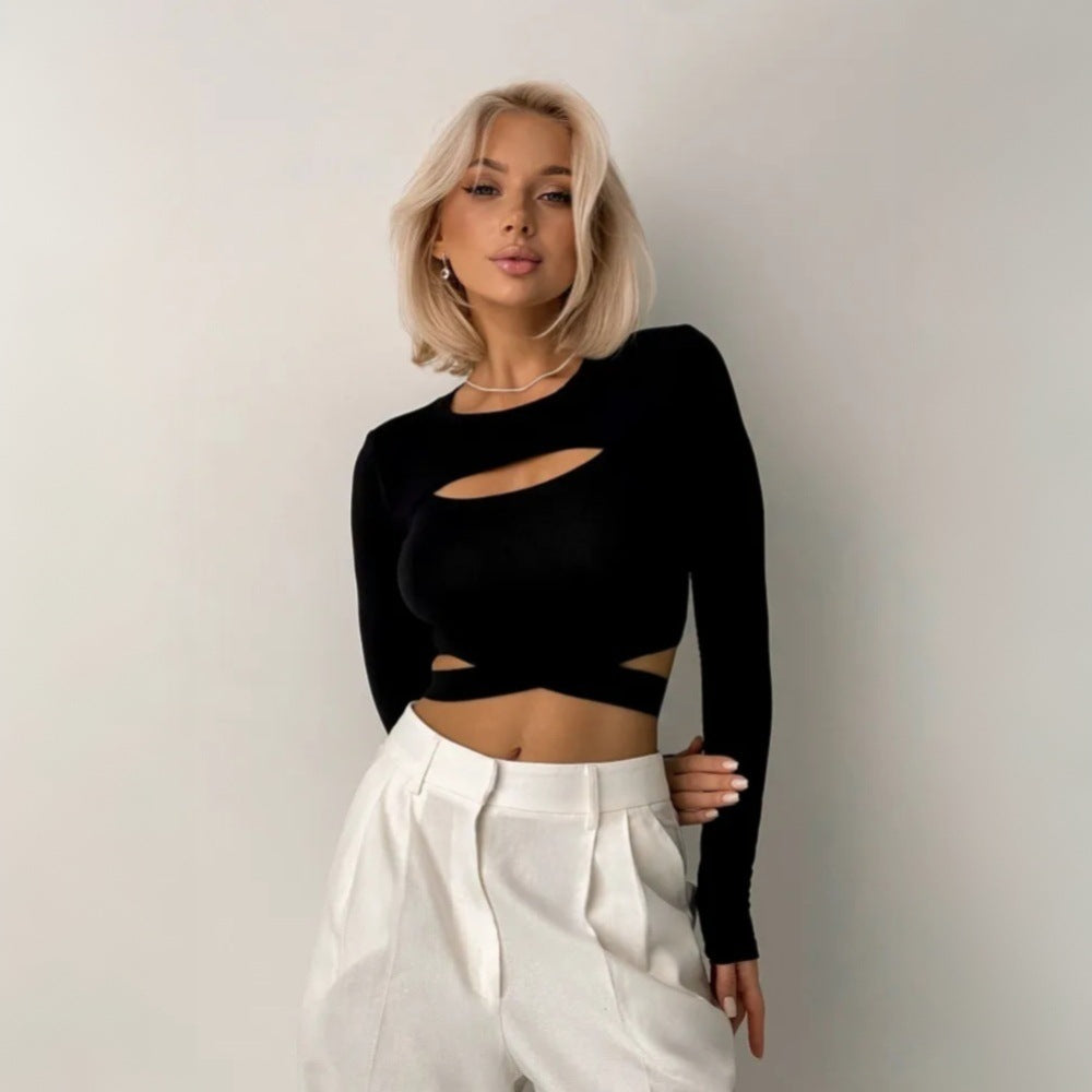 Women Trendy Two Piece Summer Slim Fit Crop