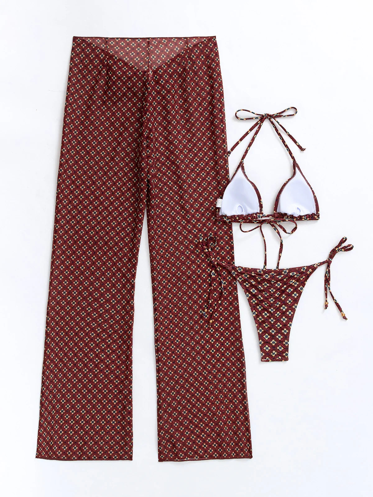 Taunton Push Up Beachwear Swimming Bathing Set