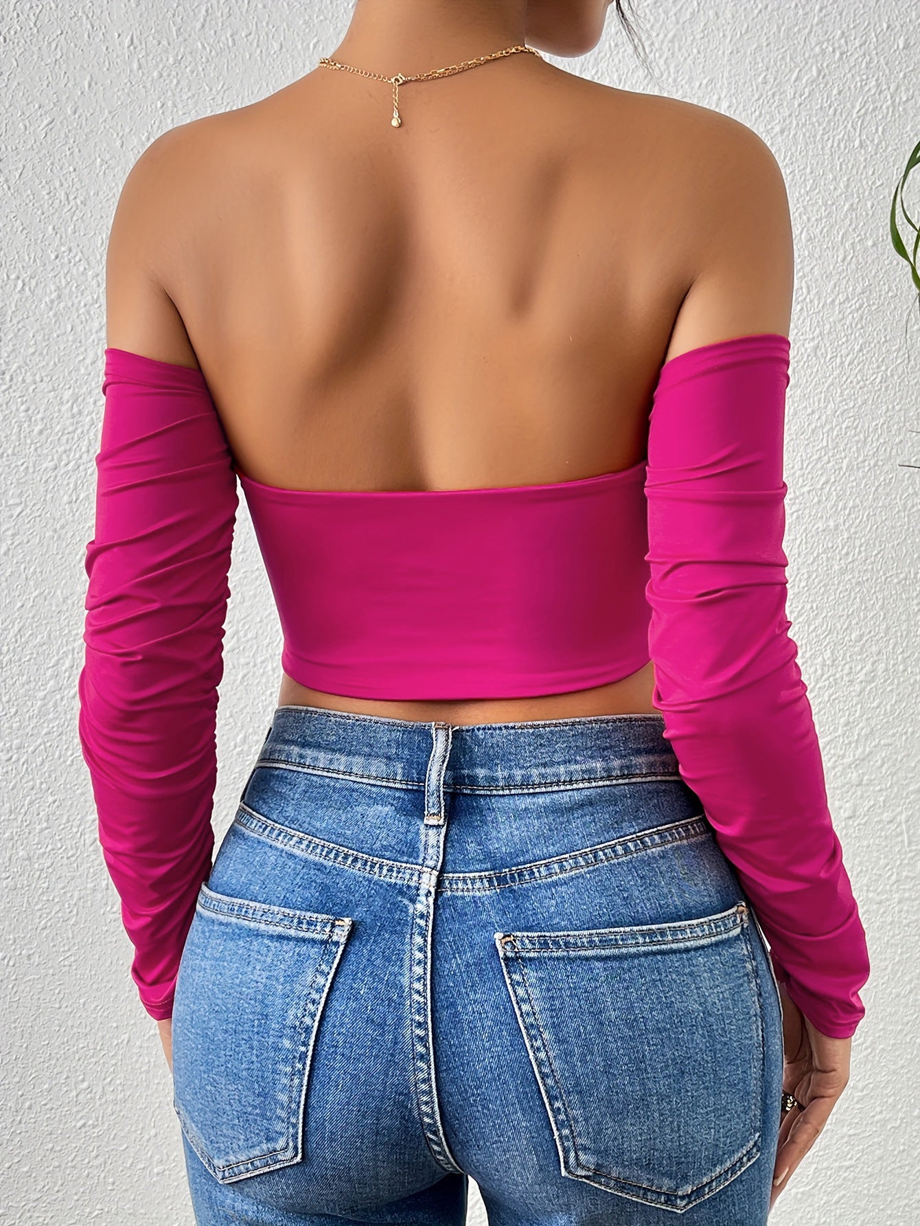 women  Slimming  Drawstring Long  Vest