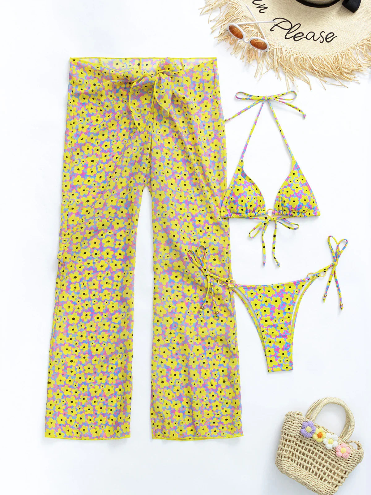 Taunton Push Up Beachwear Swimming Bathing Set