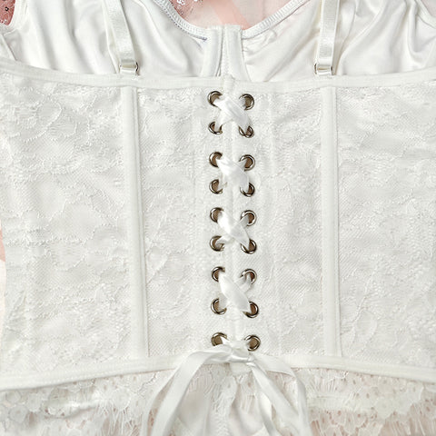 Lace Sexy Slim Vest  Boning Corset