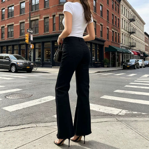 Street Thin Looking Cool Urban Women Jeans