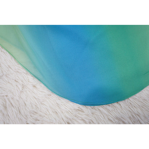 Women  Printing Batwing Sleeve