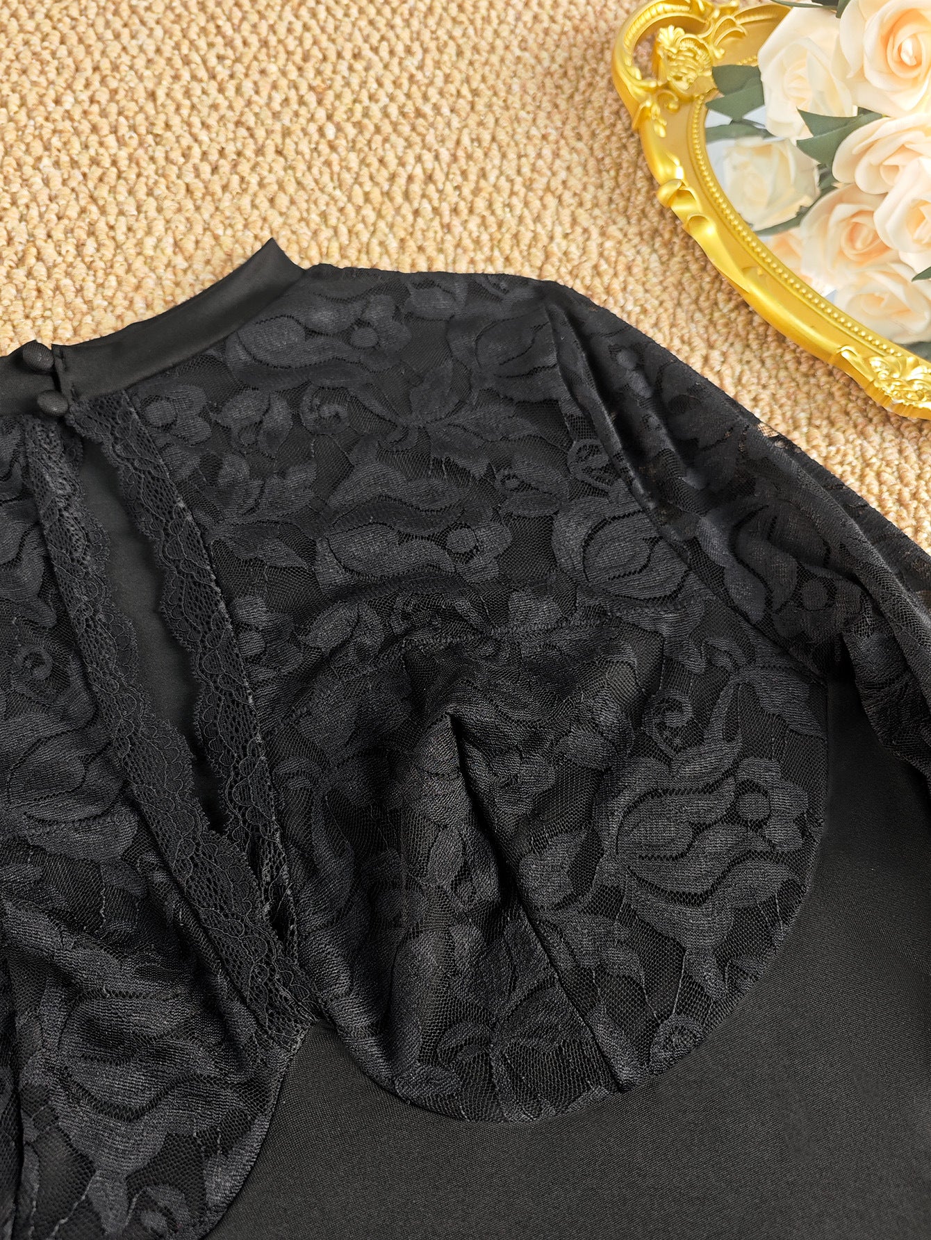 Plus Size Arrival Lace One Piece Underwear See through Sexy Open Crotch Jumpsuit Hollow Out Cutout out Outdoor All Matching