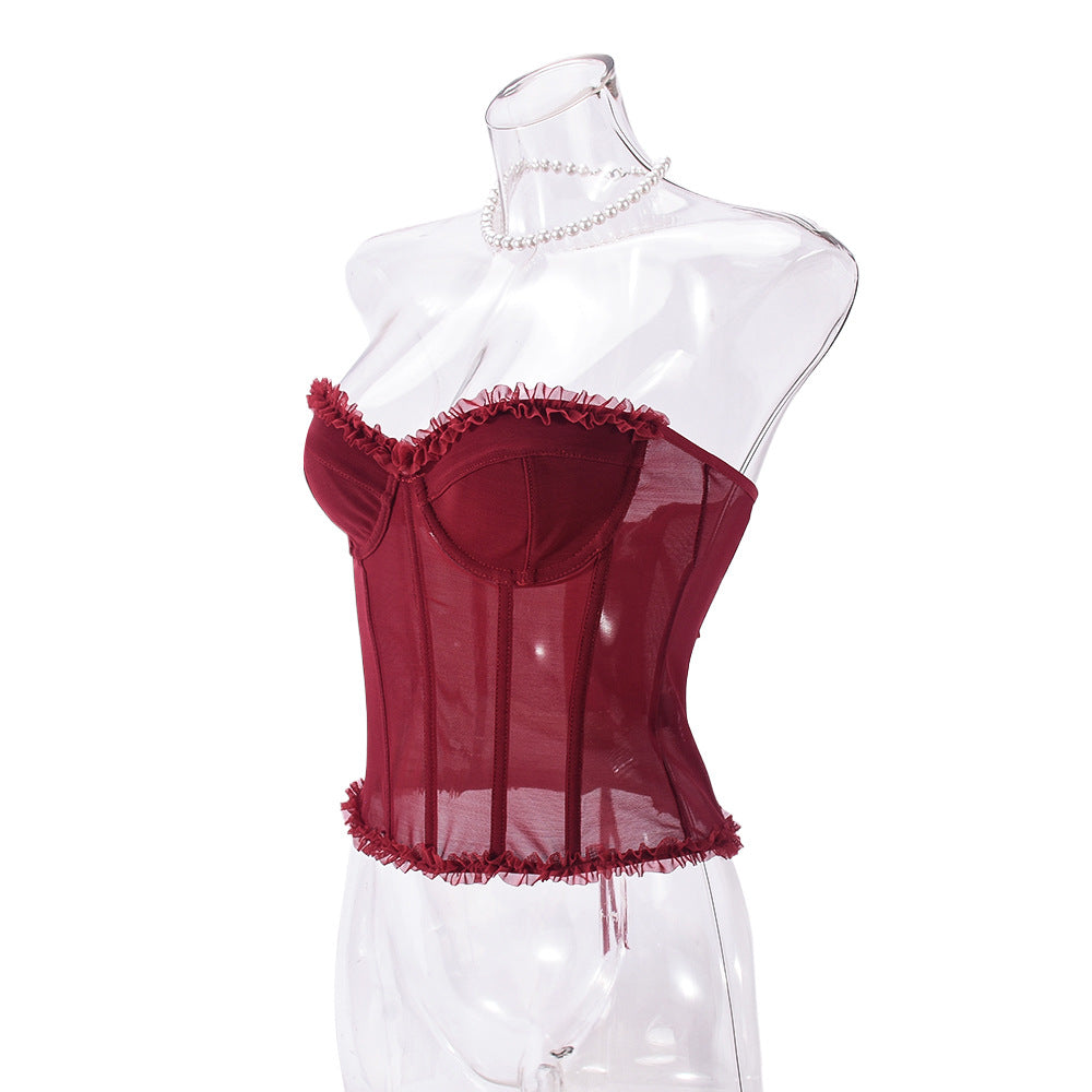 Sexy girl Body  Tube Backless Chest