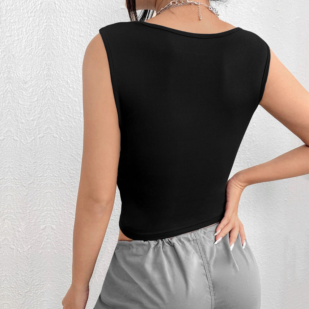 Women Clothing Slim Fit Slimming Short Sexy Solid Color Tube Top Corset Vest Inner Match Sling Top