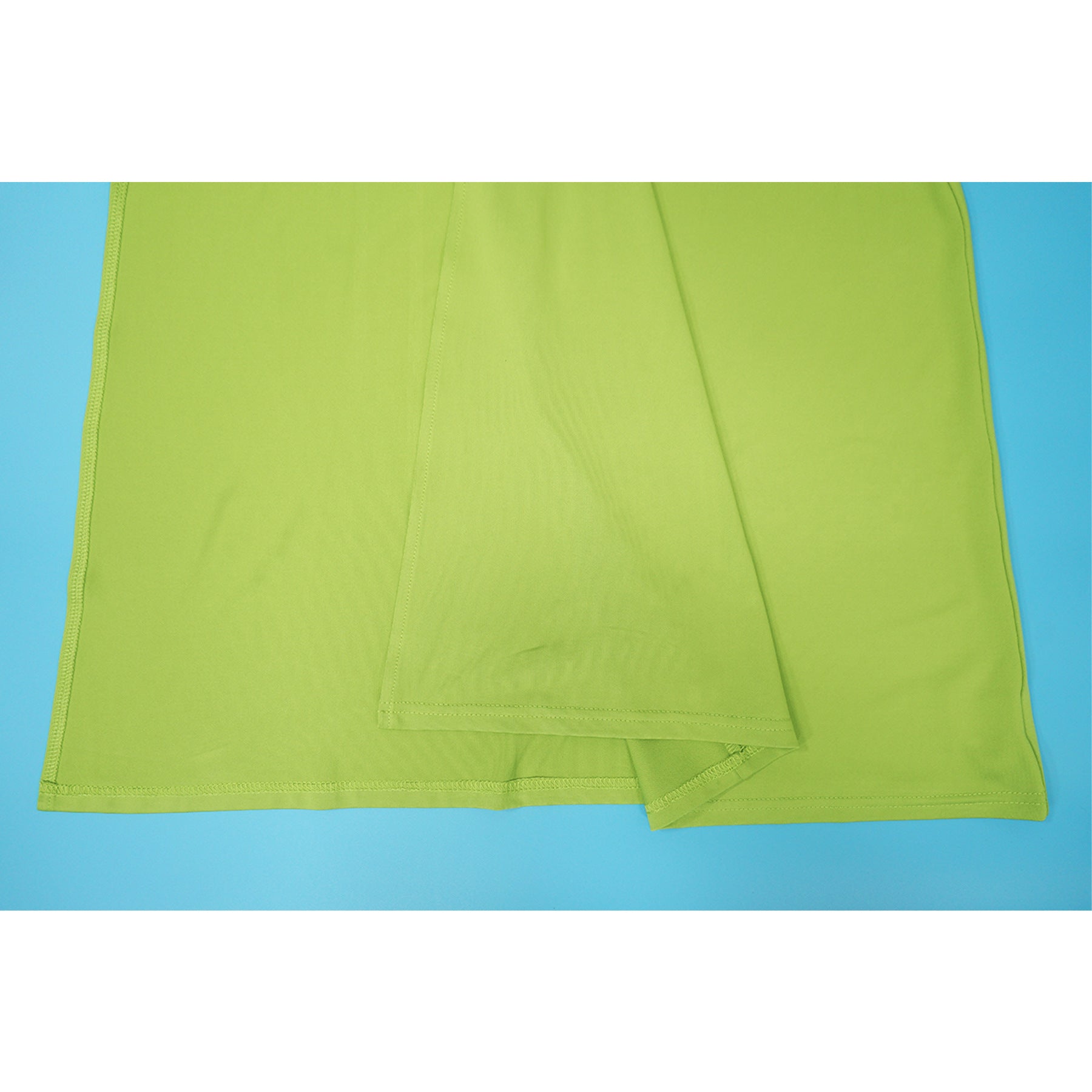 Georgia O-neck High Split Ruched Stacked Bodycon Midi Maxi Dress