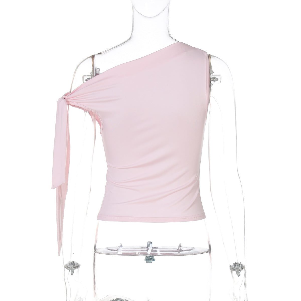 Women Solid Shoulder Strap Vest