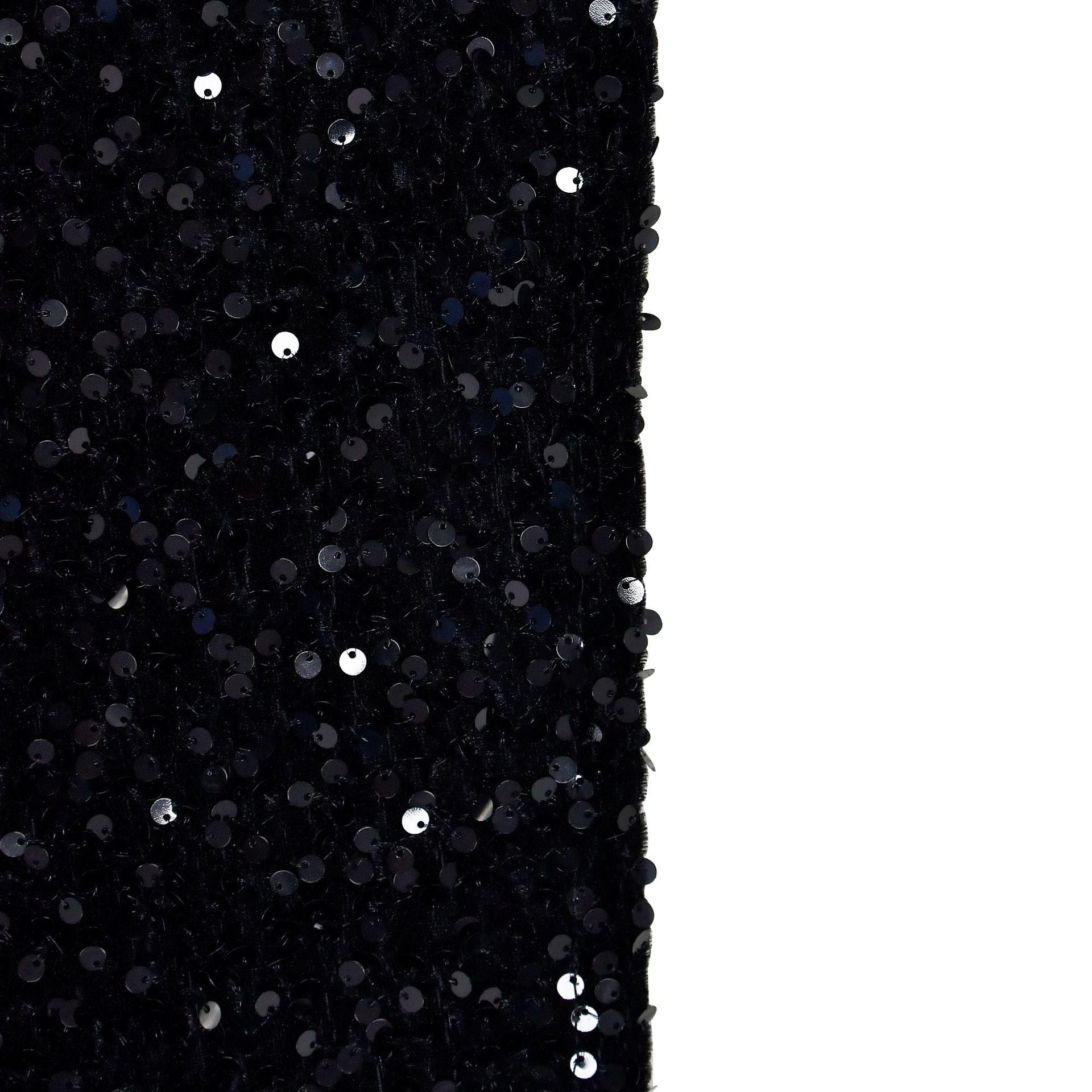 Trenton One Shoulder Open Back Sequined High Side Split Mermaid Maxi Dress