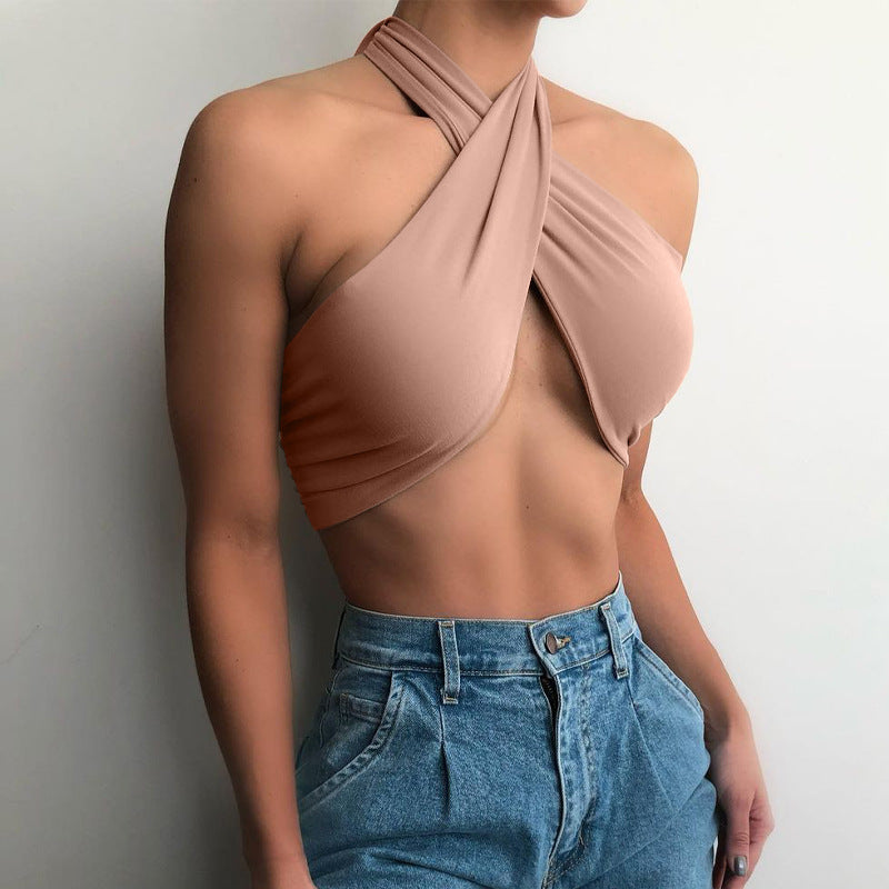 Criss Cross Women cropped Bottoming  Women