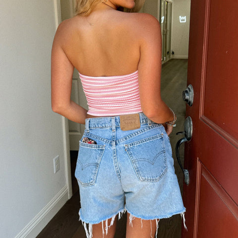 Sexy Summer Sweet Pink  Sleeveless