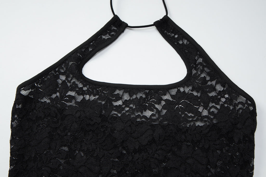 women  Sexy Lace Backless Vest  Women