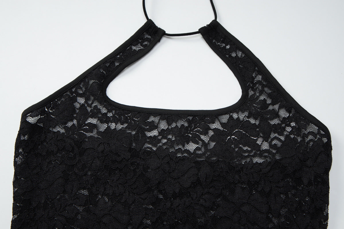 women  Sexy Lace Backless Vest  Women