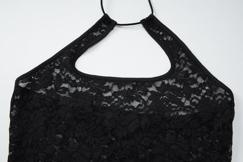 women  Sexy Lace Backless Vest  Women