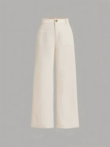 Retro Straight Corduroy Pants Tall Loose All Matching Outdoor Spring Autumn Women Casual Pants