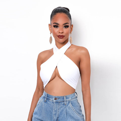 Criss Cross Women cropped Bottoming  Women