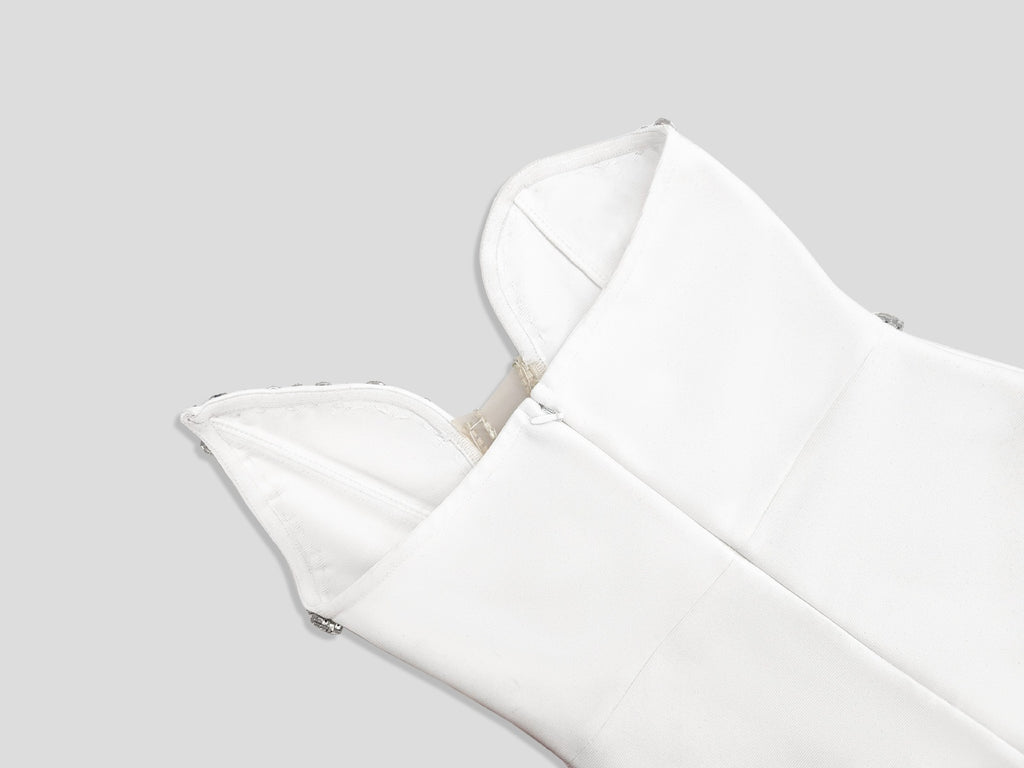 Mount Tabor High Quality Europe Sexy Maxi Empire Diamonds Lace Dress