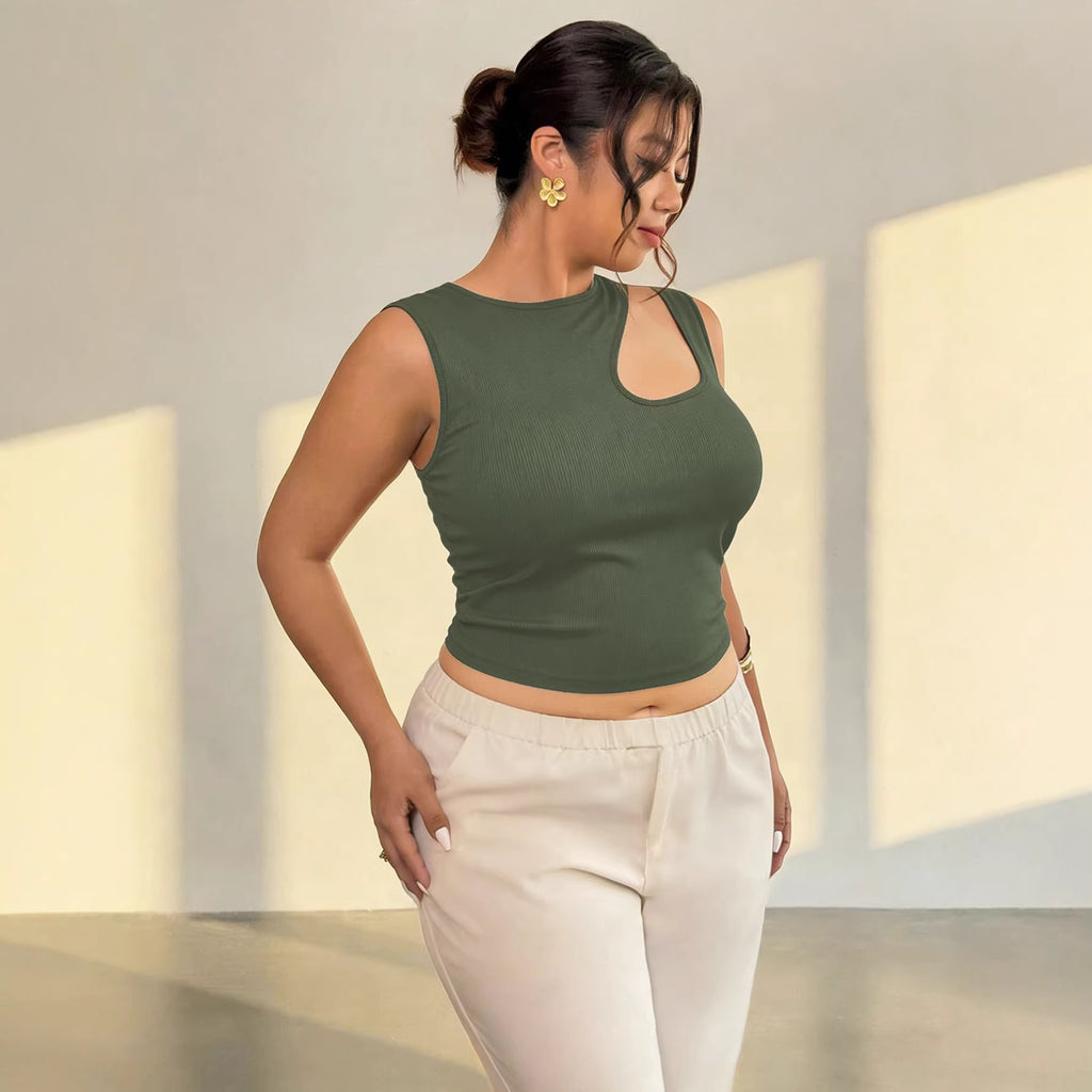 women Summer Casual Solid  Sleeveless