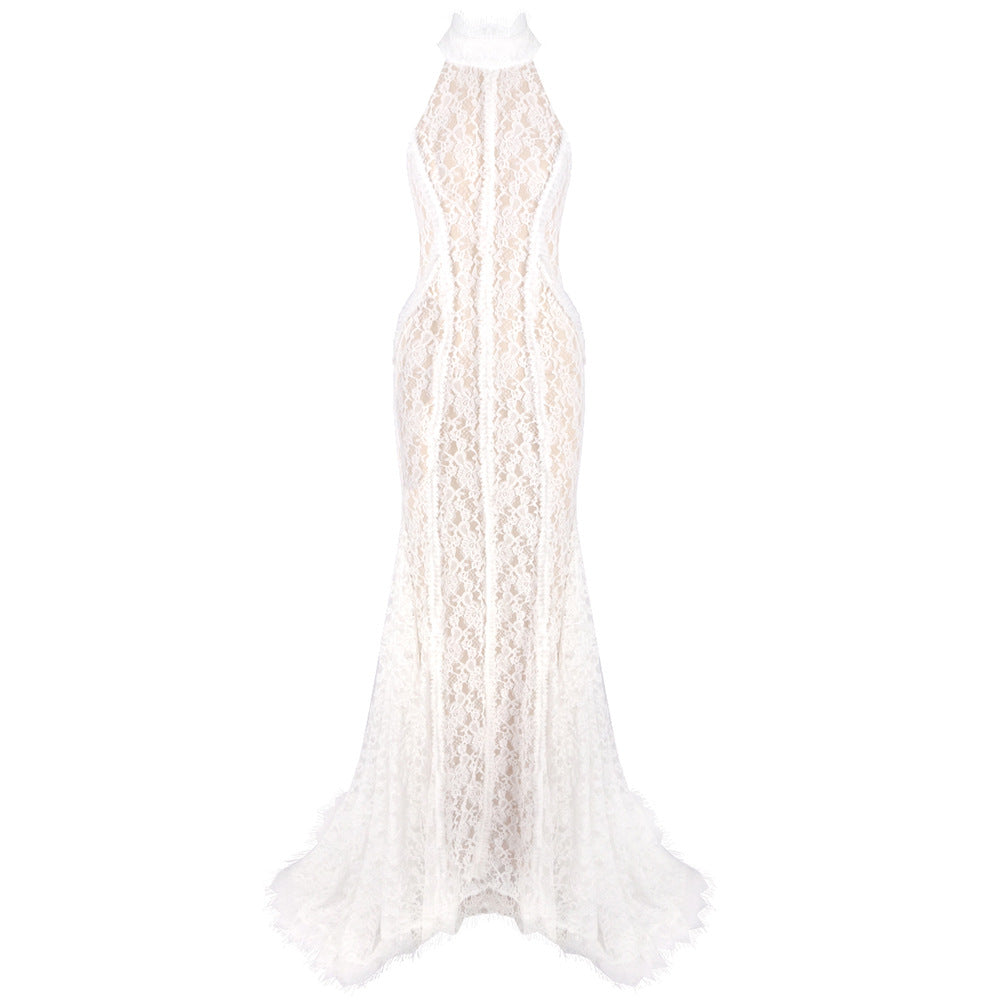 Constanza Retro Morning Gowns Bridal Wedding Toast White Dress