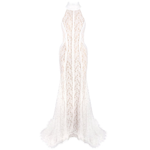 Constanza Retro Morning Gowns Bridal Wedding Toast White Dress