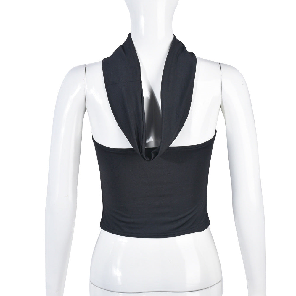 Wrapped Chest Pleated  Summer Women