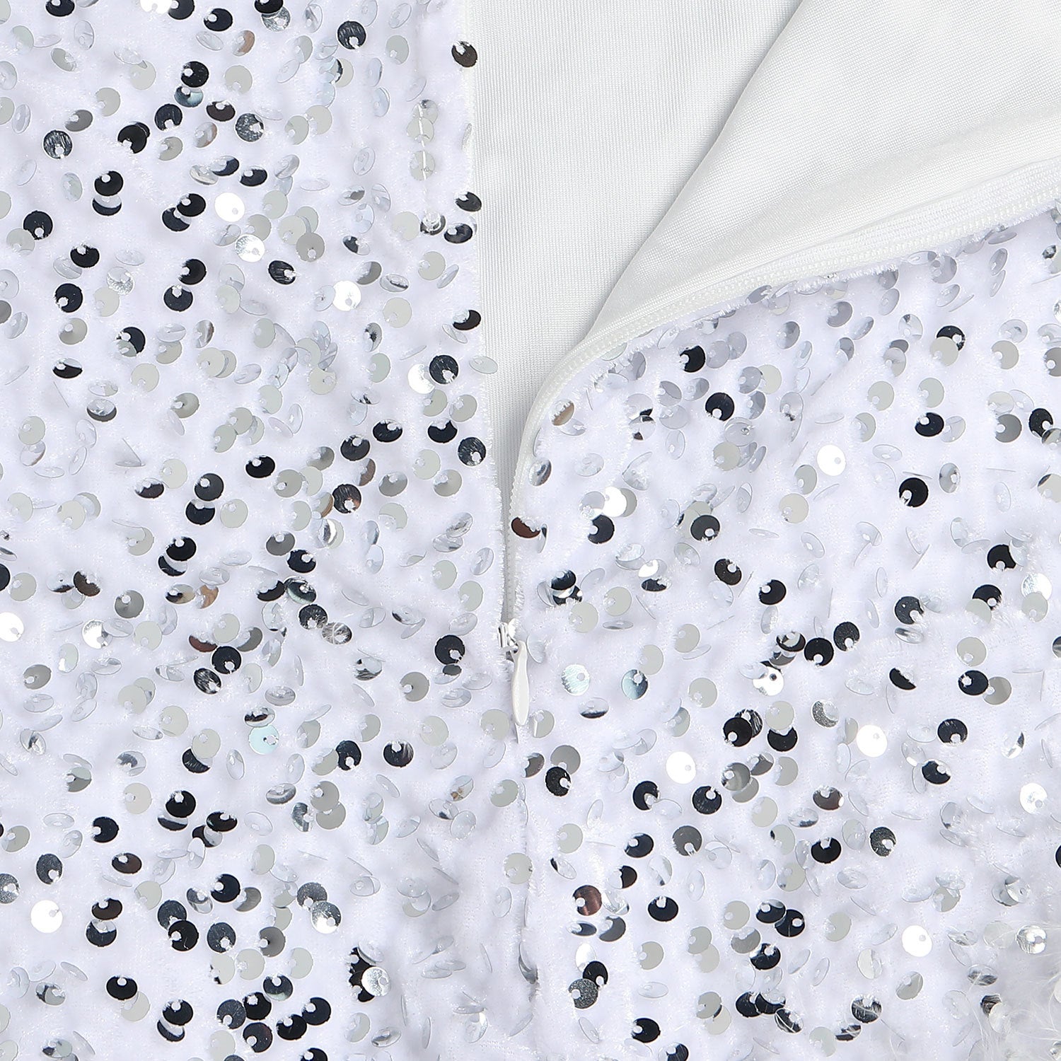Sexy Slim Fit Feather Sequin Jumpsuit
