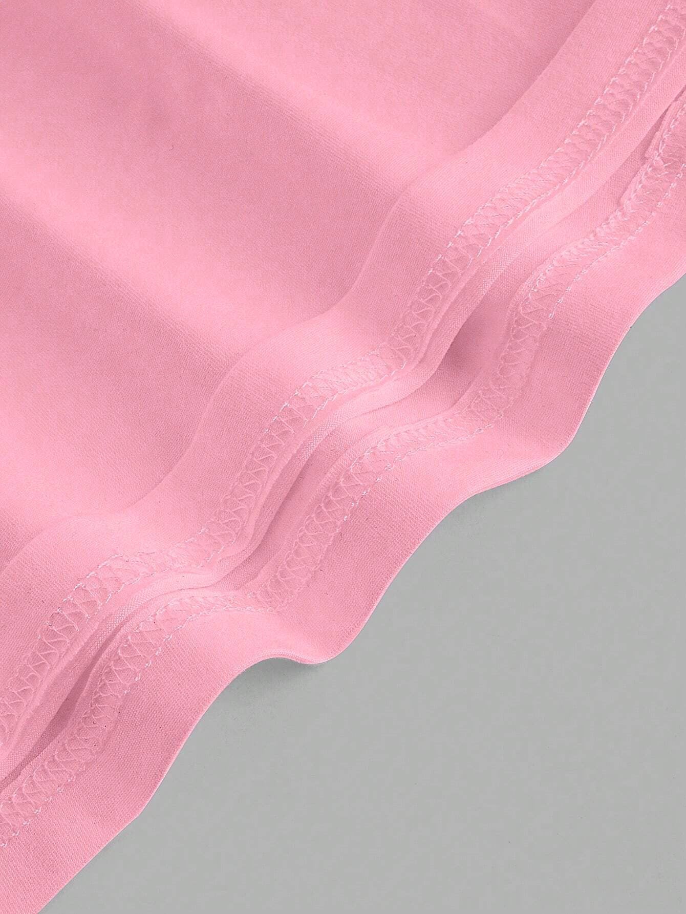 Women  Pink Sexy Vest Tight Ultra Cropped