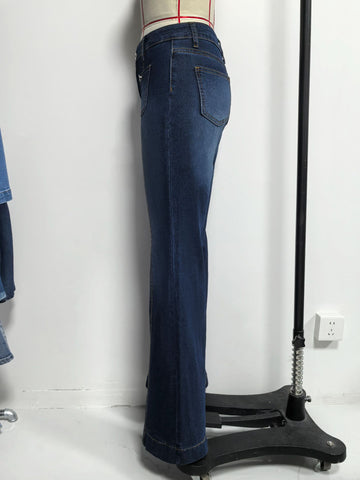 Spring Summer Retro High Waist Skinny Jeans Slimming Elegant Women Trousers