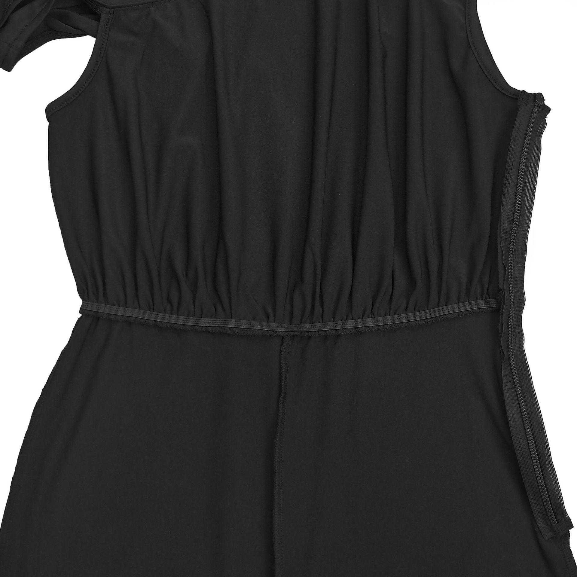 Women Wear Elegant Shoulder Belt Solid Color Jumpsuit