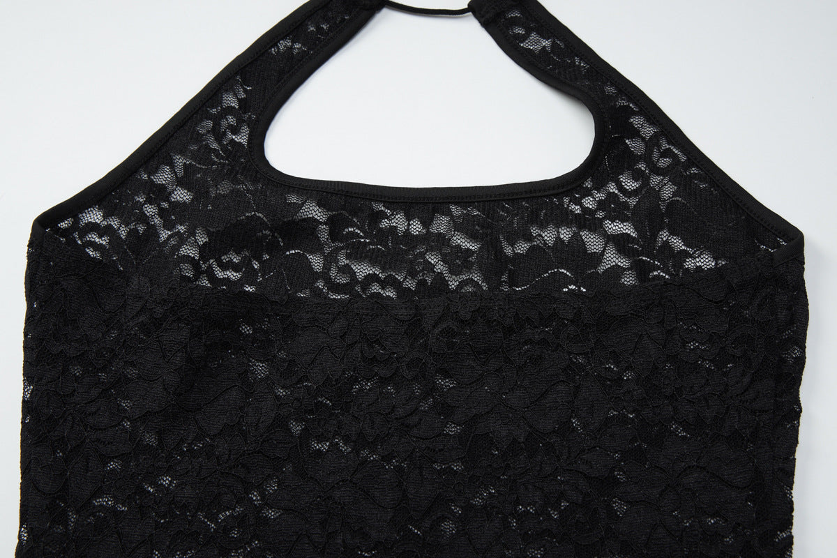 women  Sexy Lace Backless Vest  Women